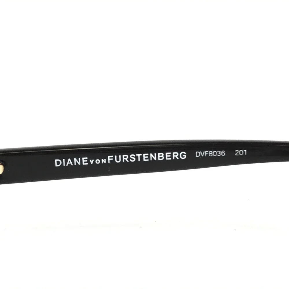 Diane von Furstenberg Eyeglasses Frames DVF8036 201 Brown Cat Eye 51-18-135